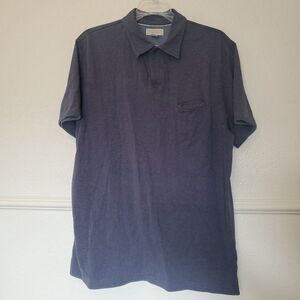 Banana Republic Men’s Polo Shirt Sz XL Fitted Pima Cotton Blue Short Sleeves